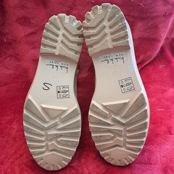 Nicole Miller Pocas Womens Size 10 Beige Tan Suede Ankle Booties - Picture 3 of 9